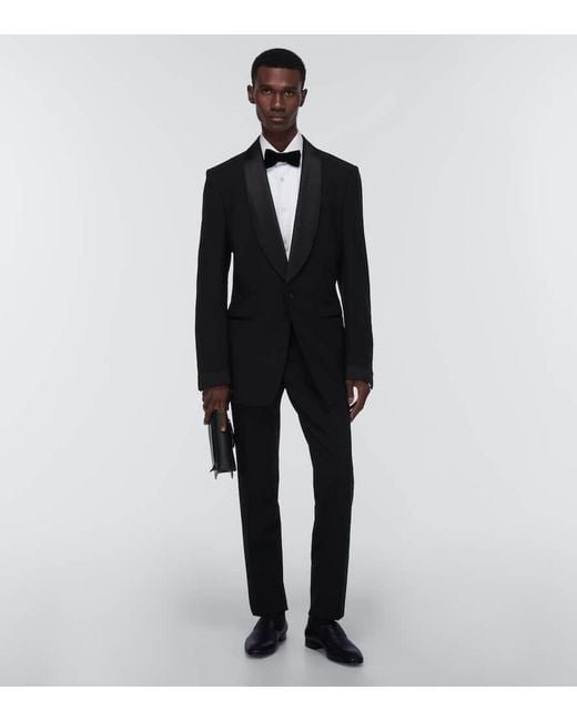 Christian Louboutin Black Dandy Chick Jacquard Loafer for men