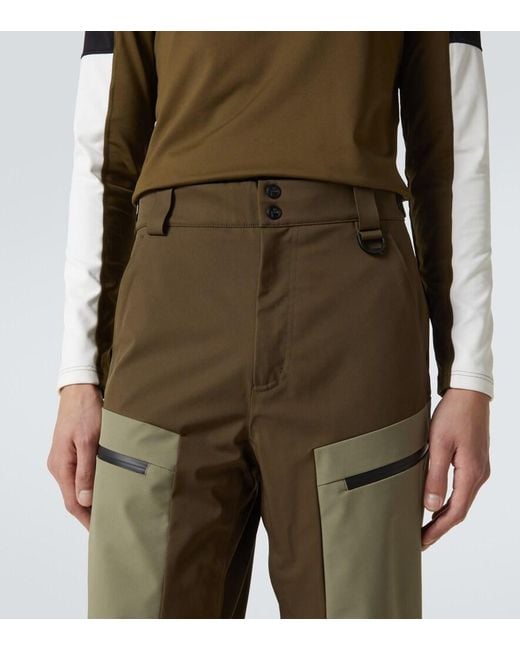 Fusalp Green Sidyo Colorblocked Ski Pants for men