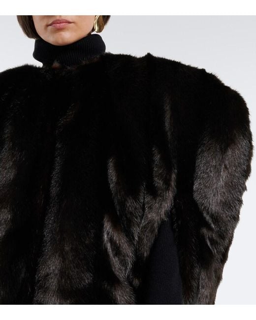 Magda Butrym Black Oversized Vest