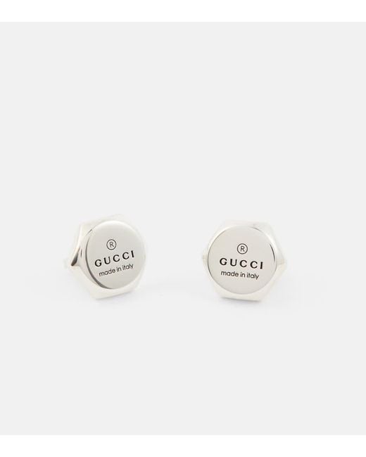 Orecchini in argento sterling di Gucci in White