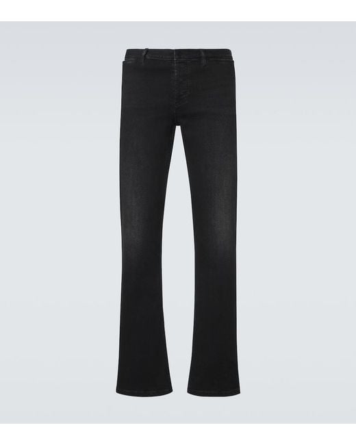 Gucci Black Faded Straight Jeans for men