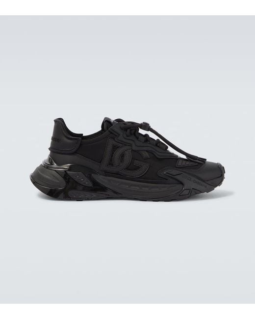 Dolce & Gabbana Black Fabric Sneaker for men