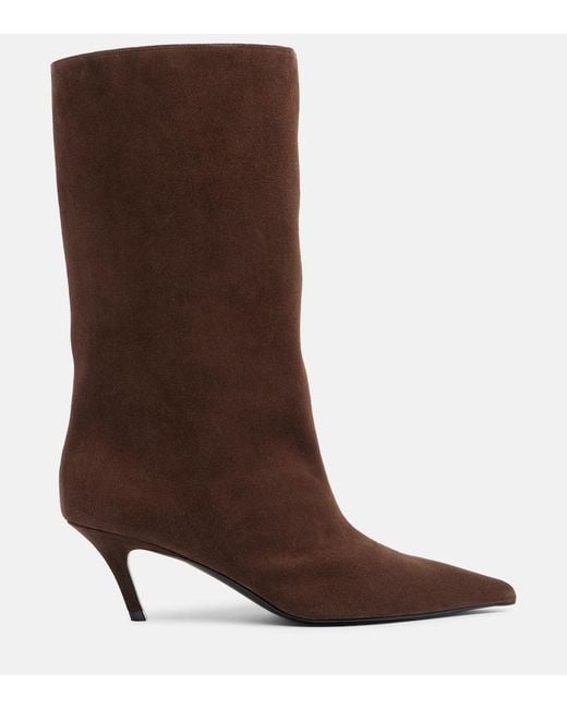 AMINA MUADDI Brown Fiona Suede Boots