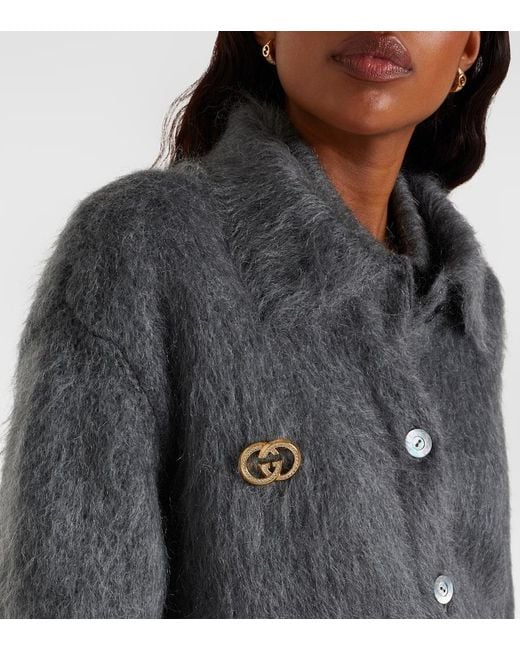 Broche Interlocking G A Ornements Gucci en coloris Metallic