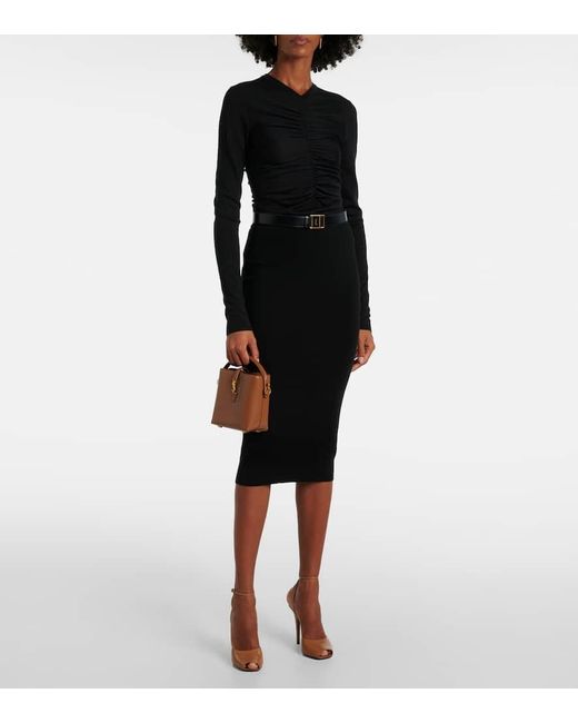 Le 37 Mini Spalla Borsa di Saint Laurent in Brown