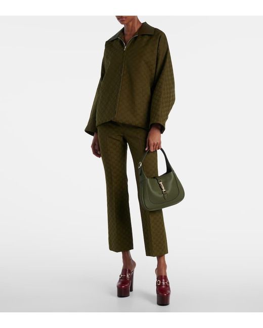 Gucci Green Jackie 1961 Medium Shoulder Bag