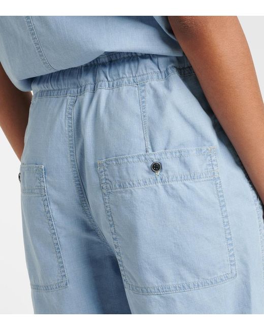 Isabel Marant Blue Vally Cotton Romper