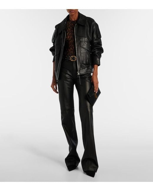 Alex Perry Brown Leopard-Print Mesh Bodysuit