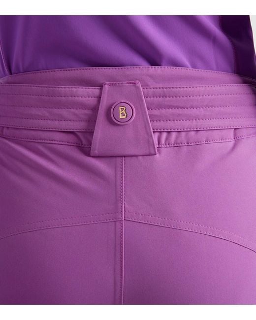 Bogner Purple Franzi Belted Ski Pants
