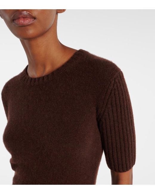 Khaite Brown Mia Cashmere Sweater