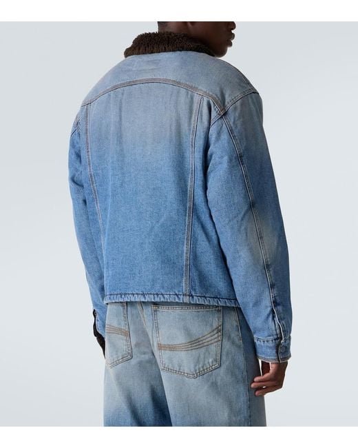 ERL Blue Denim Jacket for men