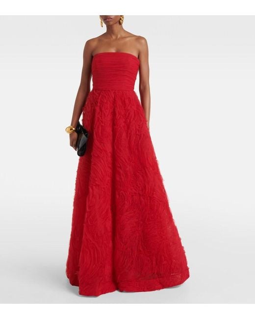 Rebecca Vallance Red Fernanda Gown