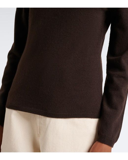 Jardin Des Orangers Black Cashmere Turtleneck Sweater