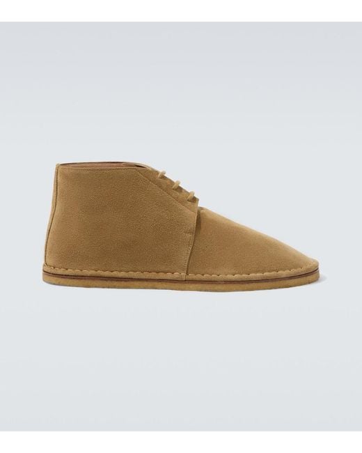 The Row Natural Nicola Suede Desert Boots for men