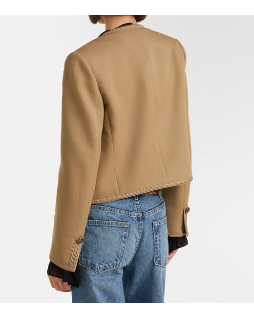 Nili Lotan Natural Blondie Virgin Wool Jacket