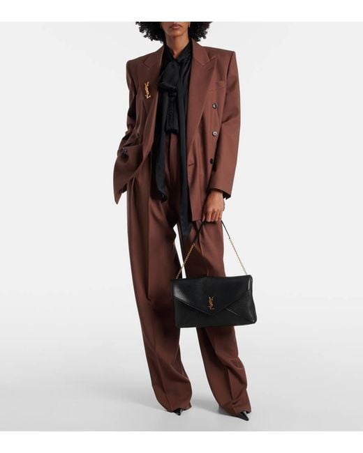 Borsa A Spalla Cassandre Xxl di Saint Laurent in Black
