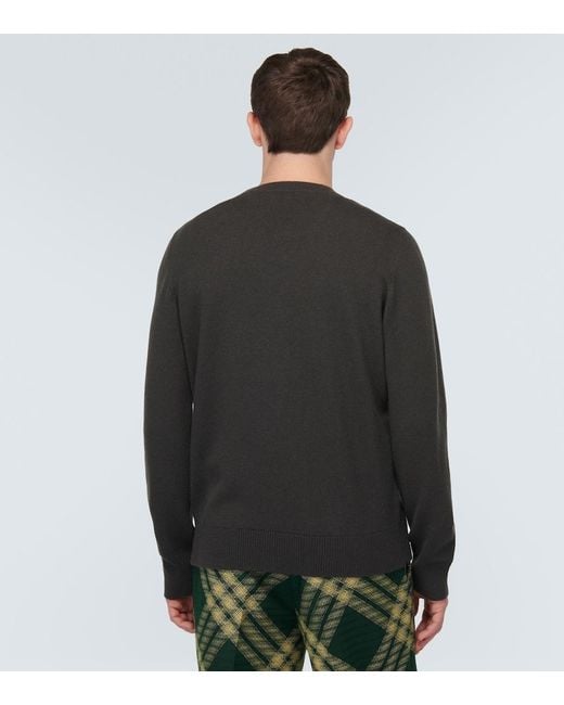 Burberry Black Cashmere Sweater for men
