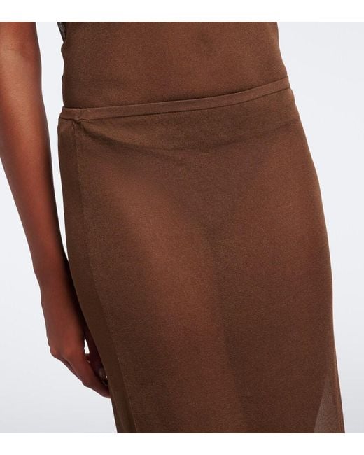 Gonna Lunga Jack di Leset in Brown