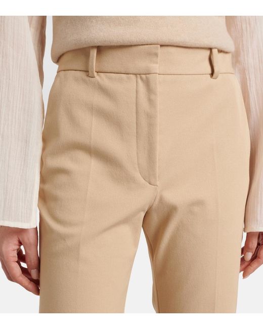 Joseph Natural Tafira Gabardine Flared Pants