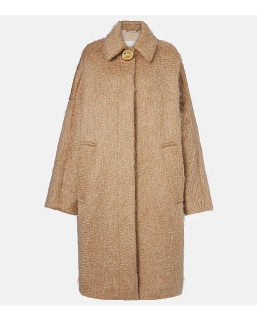 Joseph Natural Alger Wool And Mohair-Blend Coat