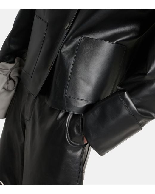 Loewe Black Leather Jacket