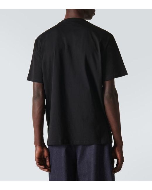 Loewe Paula's Ibiza Anagram Cotton Jersey T-Shirt in Black for Men