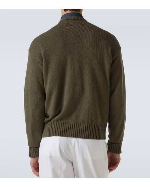 Dunhill Pullover Aus Baumwolle in Green für Herren