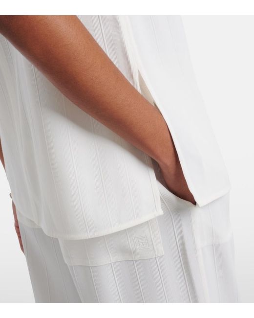 Totême  White Striped Top
