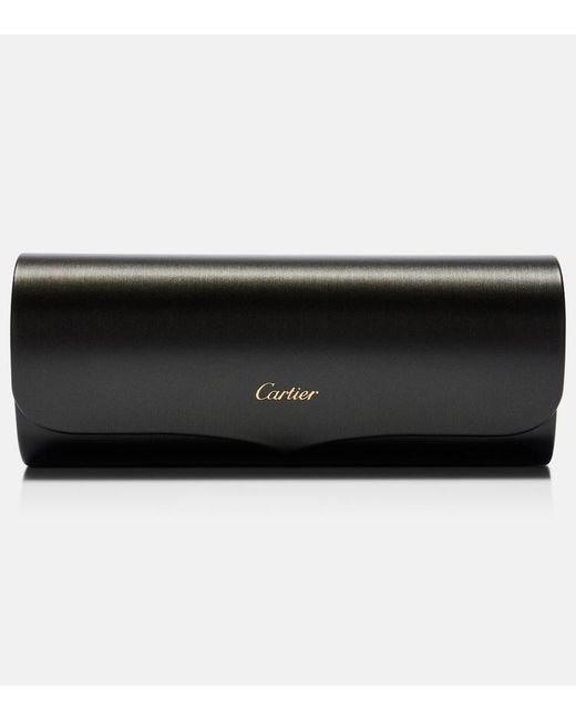 Cartier Pink Premiere De Cartier Oval Sunglasses