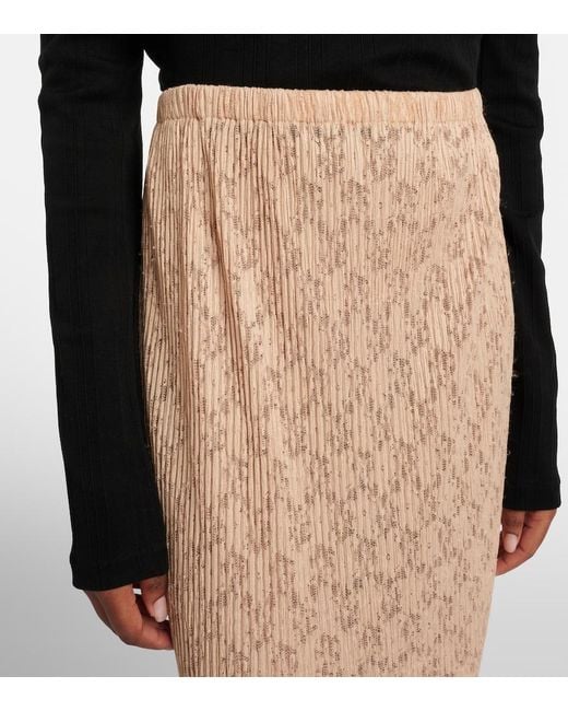 The Row Natural Bandi Ribbed-Knit Maxi Skirt