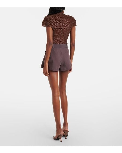Self-Portrait Purple Belted Skort