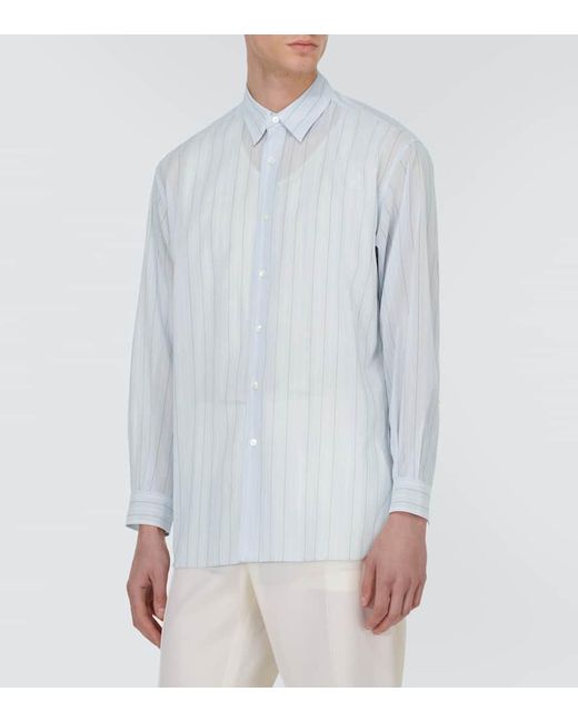 Auralee Hemd aus Baumwollorganza in White für Herren