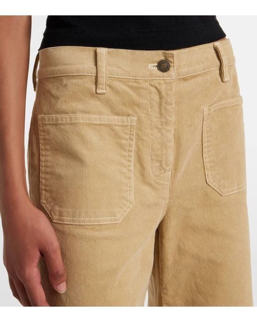 Nili Lotan Natural Weite Hose Florence Aus Cord