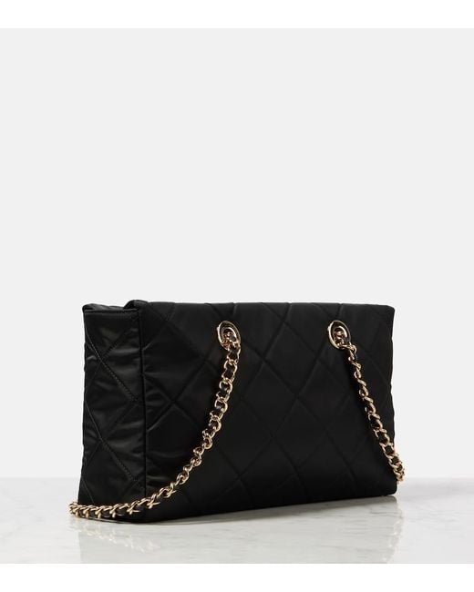 Prada Black Re-Edition 1995 Chaine Re-Nylon Medium Shoulder Bag