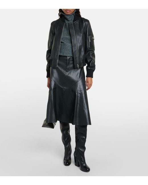 Proenza Schouler Black Label Jesse Midi Skirt