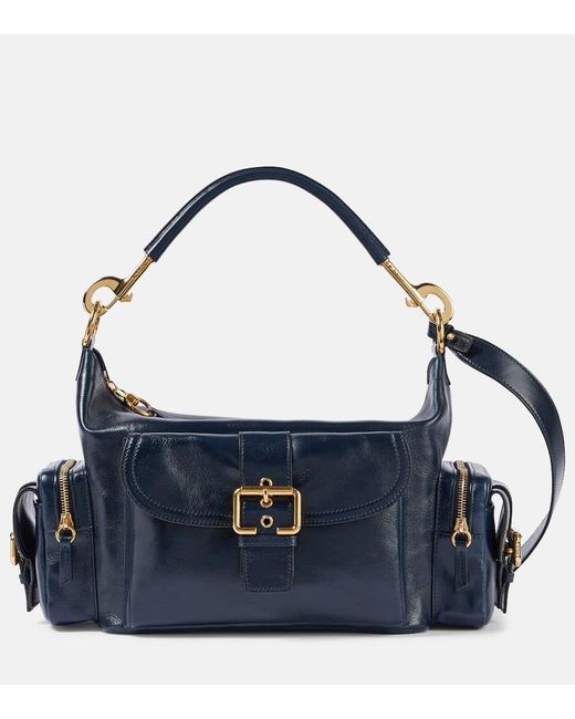 Chloé Blue Camera Medium Leather Shoulder Bag