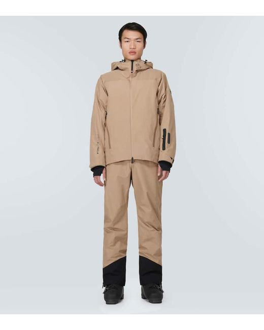 3 MONCLER GRENOBLE Natural Straight Ski Pants for men