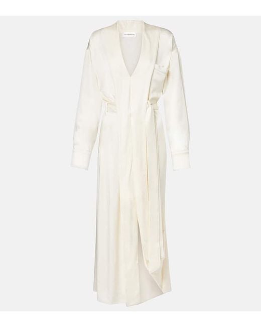 Victoria Beckham White Wickelkleid