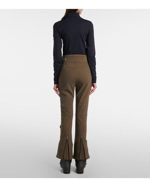 Yves Salomon Brown Flared Ski Pants