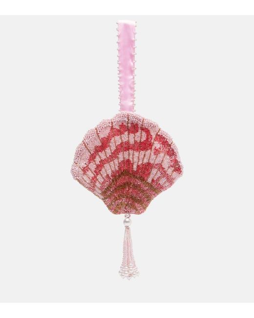 Borsa Seashell di Clio Peppiatt in Red