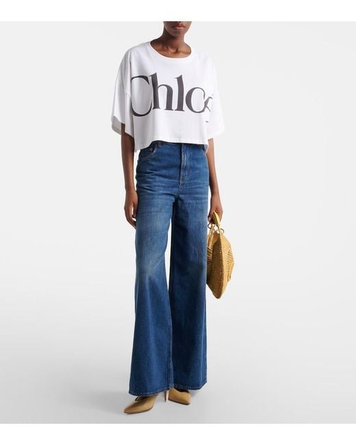 Chloé Metallic Summer Banana Raffia Shoulder Bag