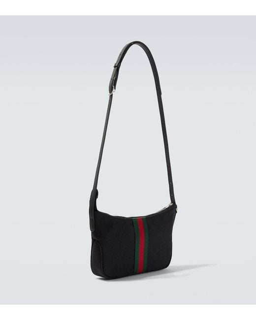 Gucci Crossbody Bag Lunetta Gg Small Aus Canvas in White für Herren