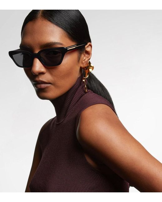 Khaite Black X Oliver Peoples 1983C Cat-Eye Sunglasses