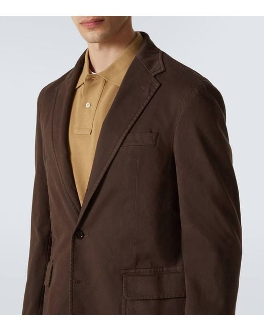 Blazer En Coton Polo Ralph Lauren pour homme en coloris Brown