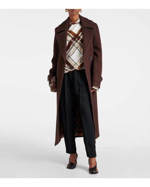 Dries Van Noten Black Pleated Slim Pants