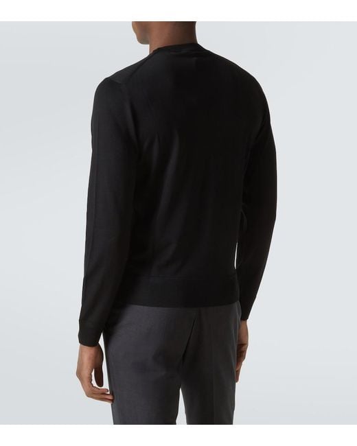 Tom Ford Black Wool Sweater for men