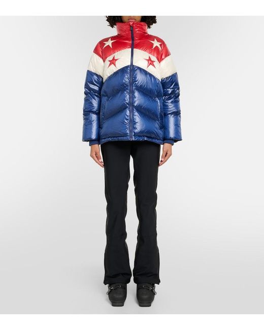 Perfect Moment Blue Padded Stellar Puffer Jacket
