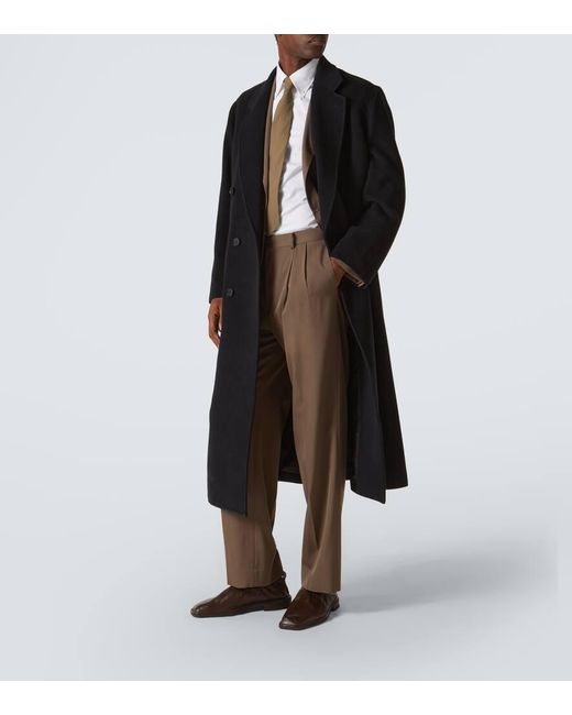Auralee Mantel Aus Wolle in Black für Herren