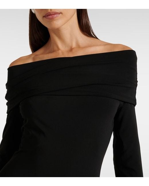 Max Mara Black Gerla Long Sleeve Dress