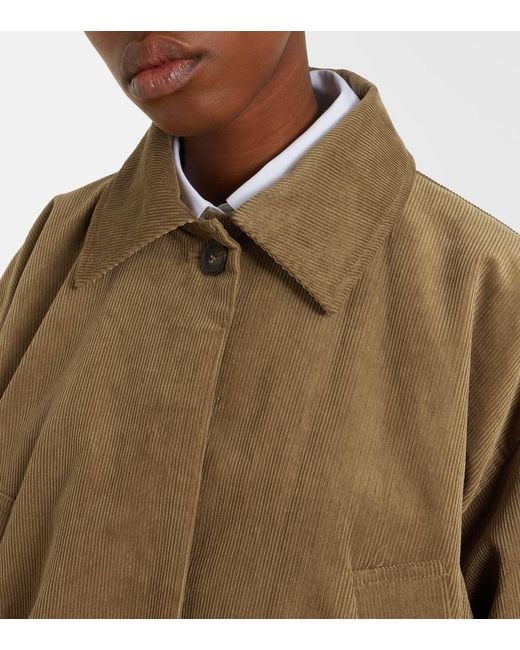 Rohe Green Cotton Corduroy Jacket